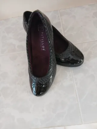 Zapatos Pitillos Salón Negros