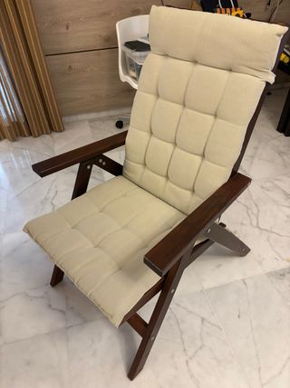 Conjunto mesa,sillas,sofá y baúl de jardín Teka