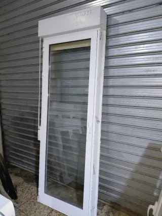 Puerta Balcón Blanca 80x227