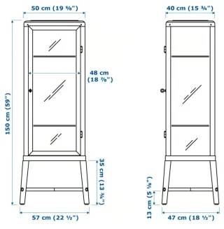 Vitrina Ikea Fabrikor Verde
