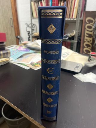 Álbum Monedas Edifil Azul 15 Anillas