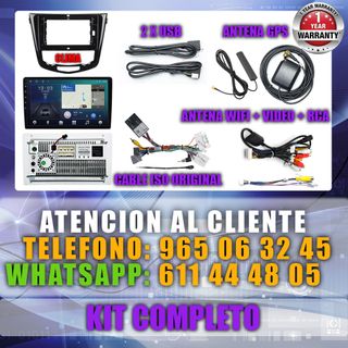 PANTALLA GPS NISSAN QASHQAI X-TRAIL 2014-2018