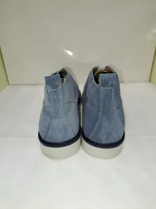 Polacchine scamosciate blu tg. 41