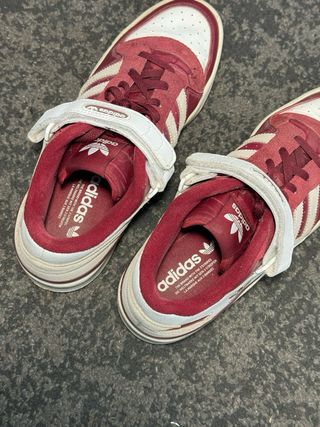 Zapatillas Adidas Forum Low Rojas y Blancas