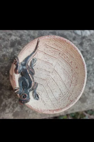 Portacandele in ceramica