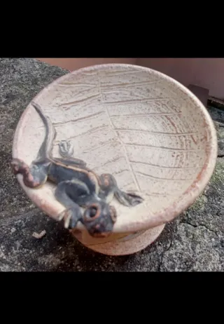 Portacandele in ceramica