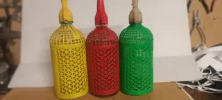 Lote 3 sifones antiguos para decoracion