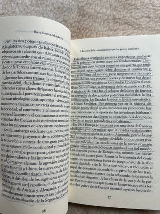 Breve historia del siglo XX (Spanish Edition)