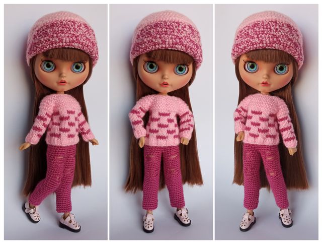 Set especial: Dos conjuntos en tonos rosas -Blythe