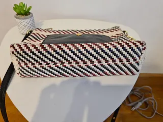 Bolso bandolera tejido multicolor