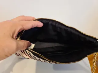 Bolso bandolera tejido multicolor