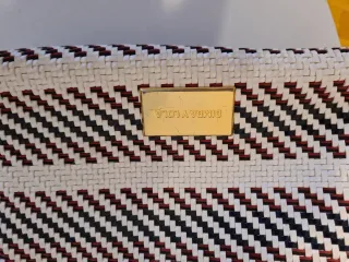 Bolso bandolera tejido multicolor