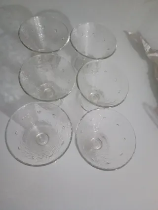 6 Calici da cocktail in vetro