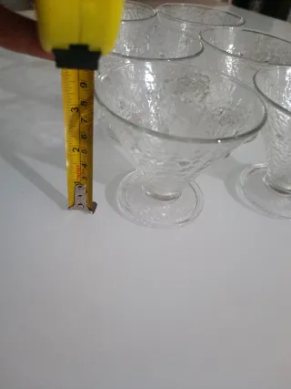 6 Calici da cocktail in vetro