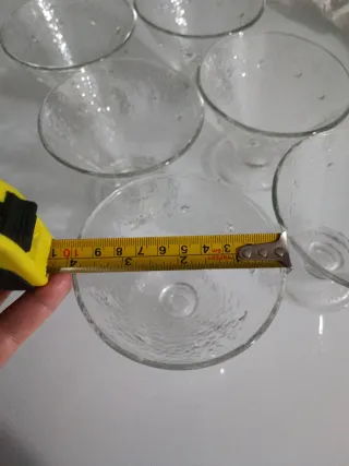 6 Calici da cocktail in vetro