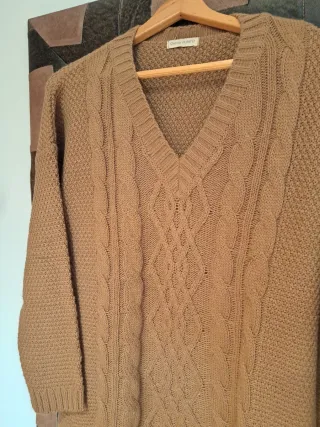 Jersey de ochos camel talla única