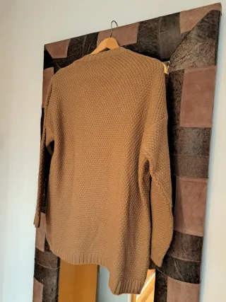 Jersey de ochos camel talla única