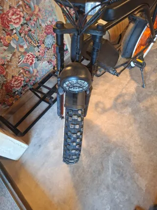 Fatbike V8 Bici Eléctrica Arancione