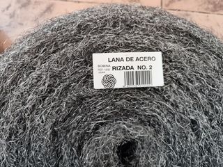 2 Rollos Lana Acero Rizada N.2