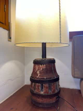 Lámparas rústicas eje rueda carreta (2 unidades)