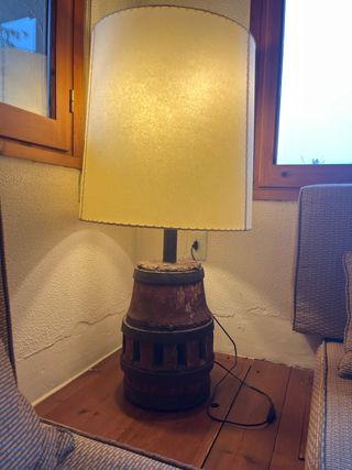 Lámparas rústicas eje rueda carreta (2 unidades)