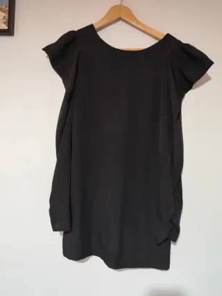 Vestido Zara Negro Espalda Abierta
