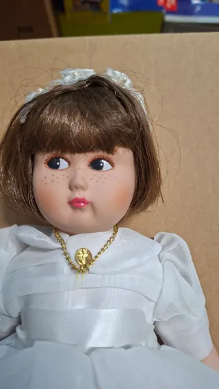 Muñeca Porcelana Primera Comunión