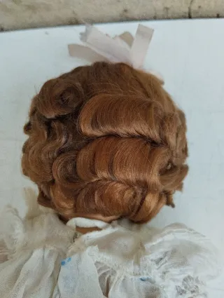 Bambola anni '50 parlante in vinile occhi mobili