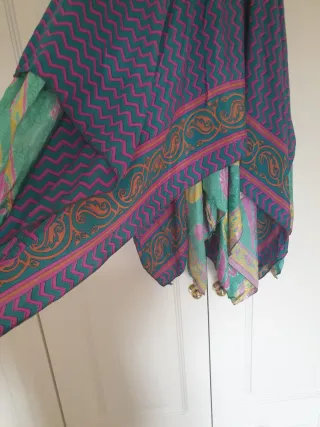 Falda asimétrica boho