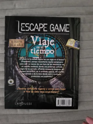 Escape game. Viaje en el tiempo