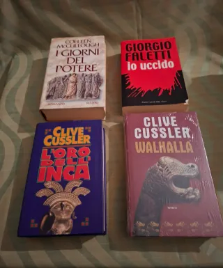Lotto Set 9 libri romanzi Thriller avventura
