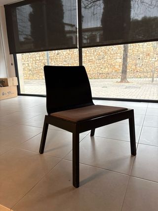 Sillas de estudio madera y tela