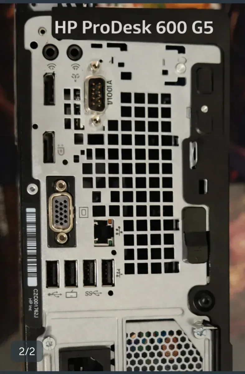 HP ProDesk 600 G5 Intel Core i5 8th Gen afbeelding 2