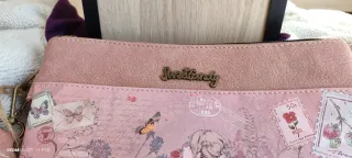 Bolso juvenil Sweet candy rosa estampado