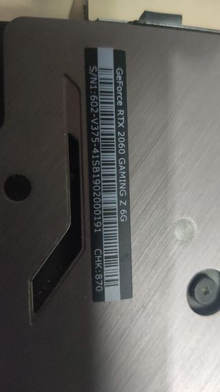 MSI GEFORCE RTX 2060 GAMING Z 6GB