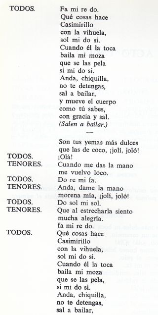 Libreto La Marcha de Cádiz Valverde y Estellés