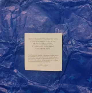 Blue Spirit Collana Argento Serpente