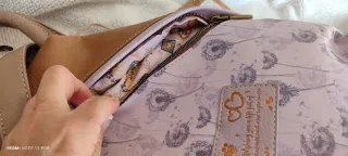 Mochila juvenil diseño artístico