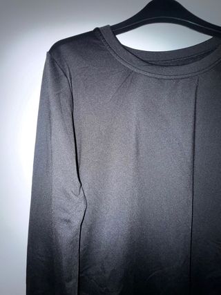 Body felpato manica lunga