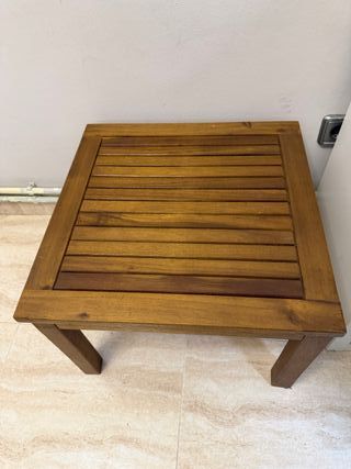 Mesa auxiliar de madera estilo IKEA / mesa baja