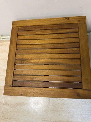 Mesa auxiliar de madera estilo IKEA / mesa baja