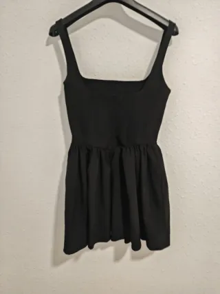 Vestido Corsé Zara Negro Talla S