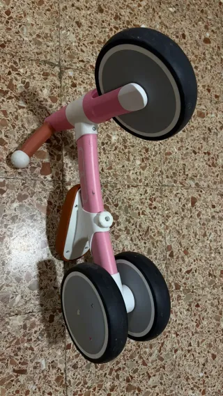 Bicicleta infantil rosa 3 ruedas