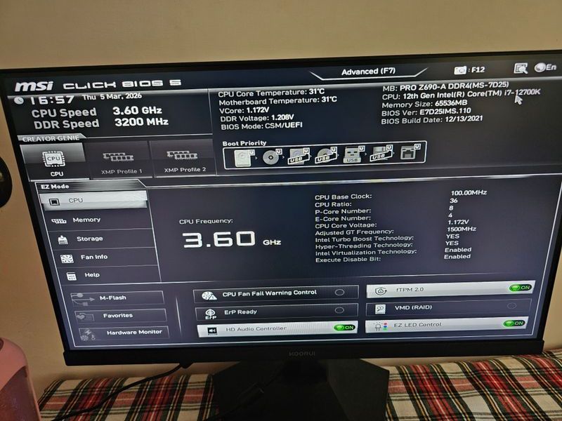 PC Gaming/Workstation i7 12700k 64GB RTX3070 afbeelding 9