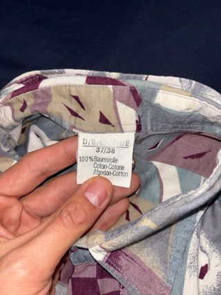 Camisa estampada manga corta