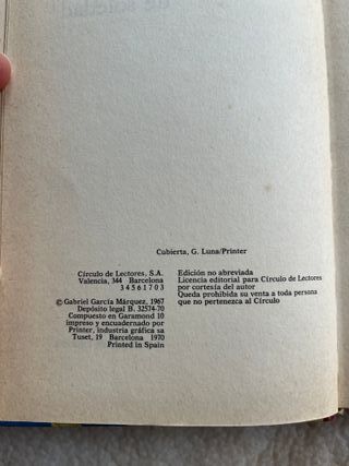 Cien años de soledad