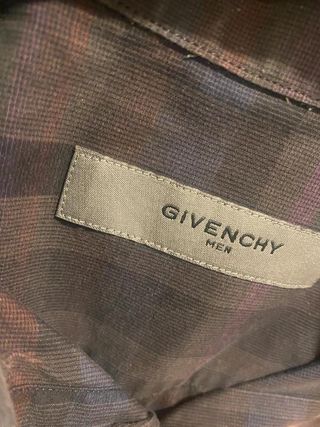 Camisa Givenchy Men Cuadros Slim Fit - Algodón...