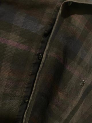 Camisa Givenchy Men Cuadros Slim Fit - Algodón...