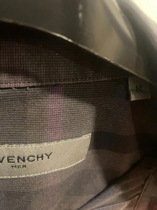 Camisa Givenchy Men Cuadros Slim Fit - Algodón...
