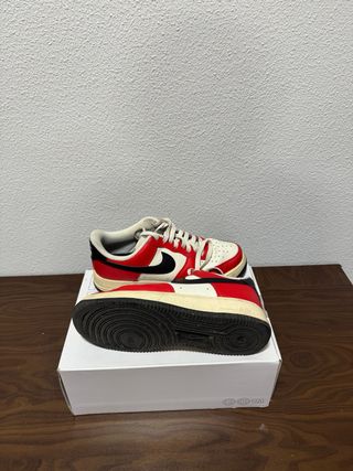 Zapatillas Nike Air Force 1 Rojas y Blancas